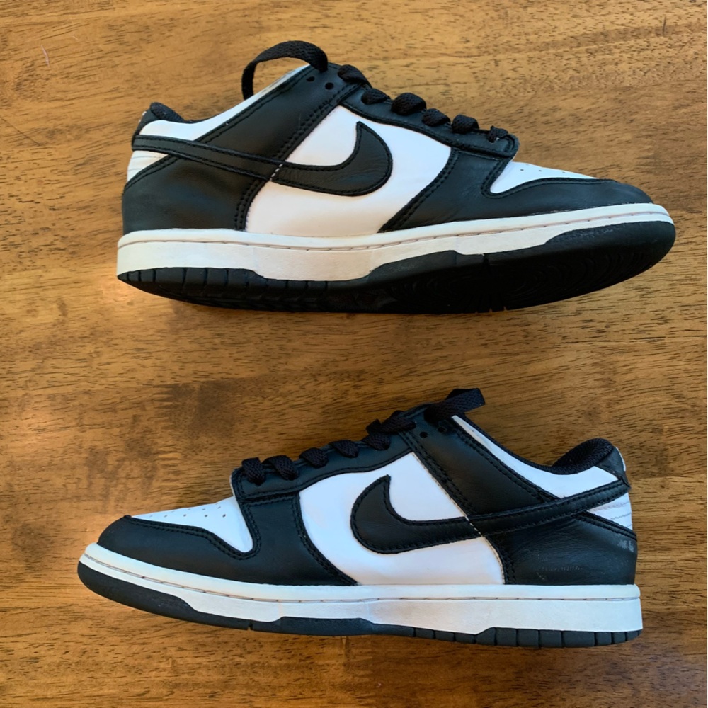 Men’s Nike Black & White Dunk Low — US Size 5 — Good Condition